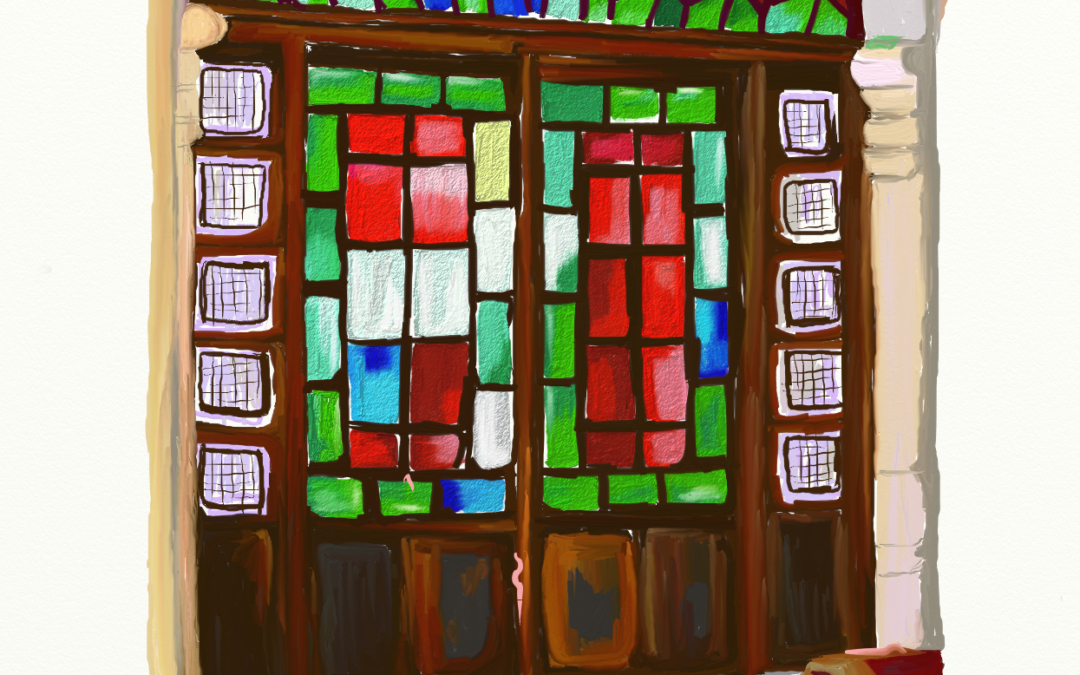 Glittering doorway